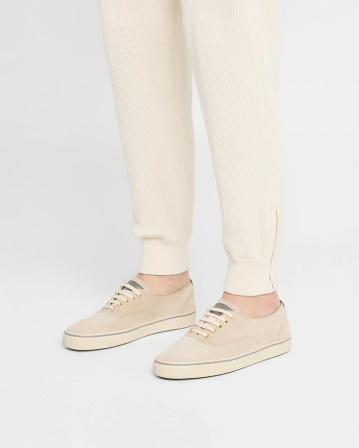 Men's Low-Top Canvas Sneakers - Image 4