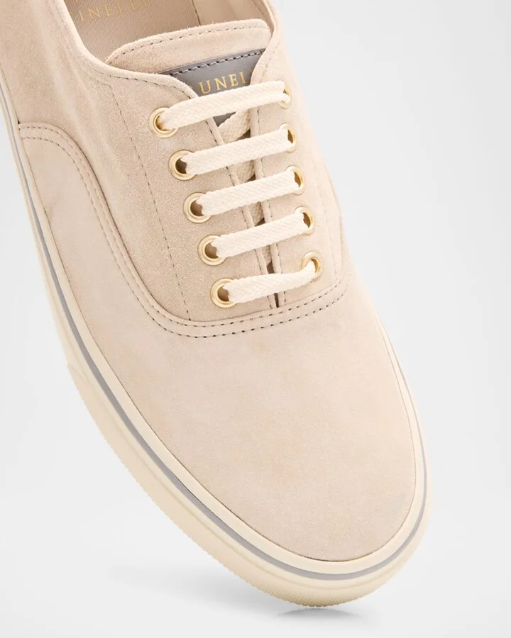 Men's Low-Top Canvas Sneakers - Image 5