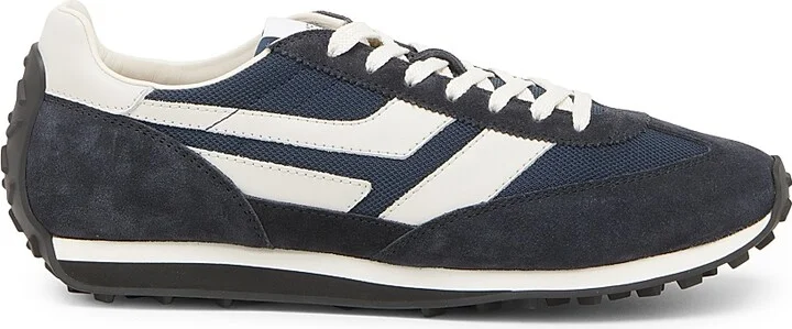 Men's Low-Top Lace-Up Sneakers - Dark Navy Amber - Size 10