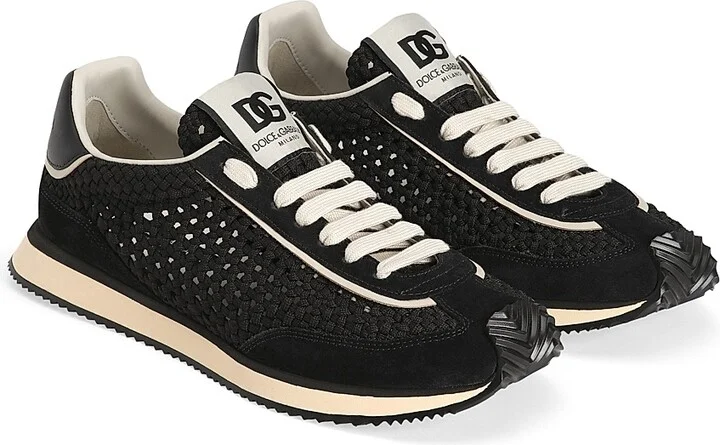 Men's Low-Top Lace-Up Sneakers - Nero - Size 11 - Image 2