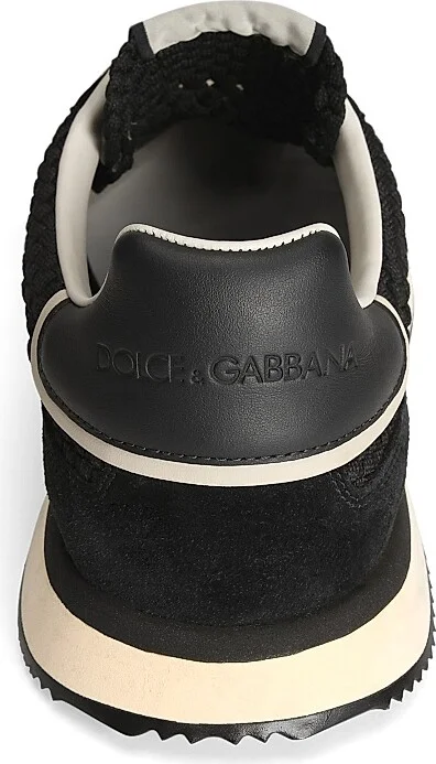 Men's Low-Top Lace-Up Sneakers - Nero - Size 11 - Image 5