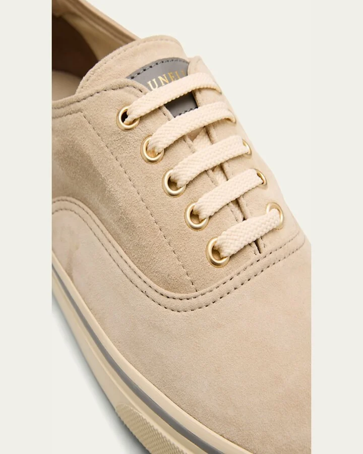 Men's Low-Top Suede Sneakers - Image 2