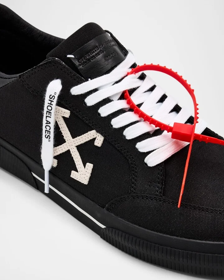 Men's Low Vulcanized Canvas Sneakers - Image 3