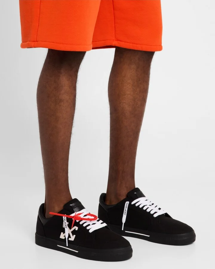 Men's Low Vulcanized Canvas Sneakers - Image 6