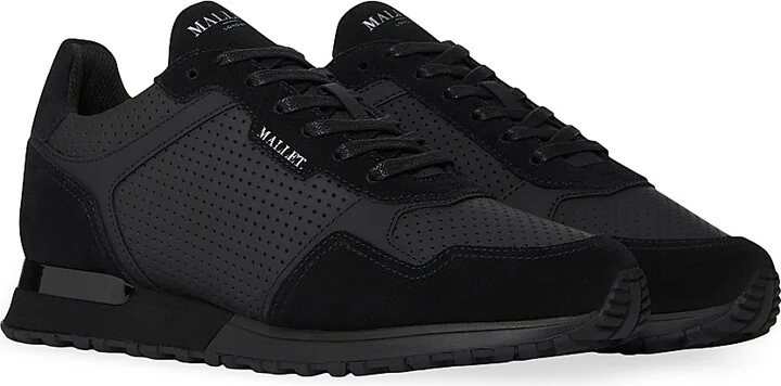 Men's Lowman Perforated Leather Sneakers - Black - Size 6 - Image 2