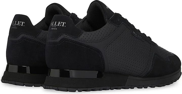 Men's Lowman Perforated Leather Sneakers - Black - Size 6 - Image 3