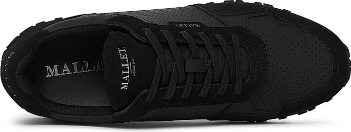 Men's Lowman Perforated Leather Sneakers - Black - Size 6 - Image 4