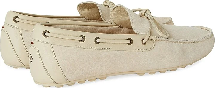 Men's Lp Dots Roadster Walk Suede Loafers - Ecru - Size 6.5 - Image 3