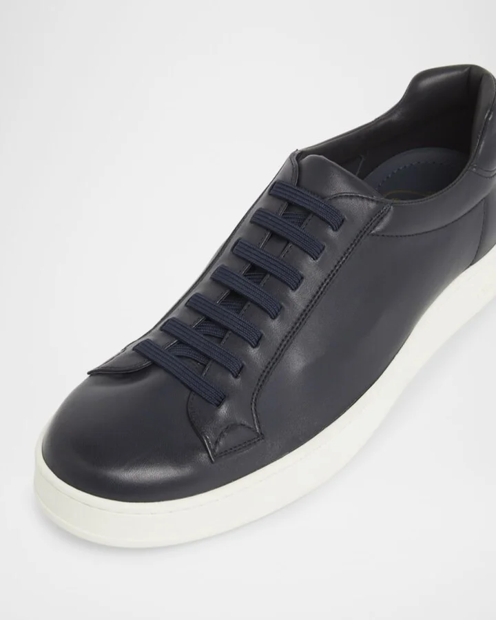 Men's Ludlow 3 Napa Leather Low-Top Sneakers - Image 2