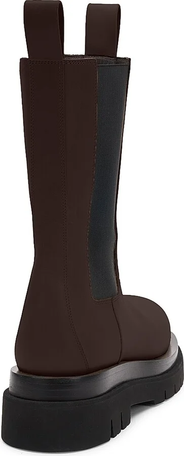 Men's Lug Leather Boots - Black - Size 10 - Image 3