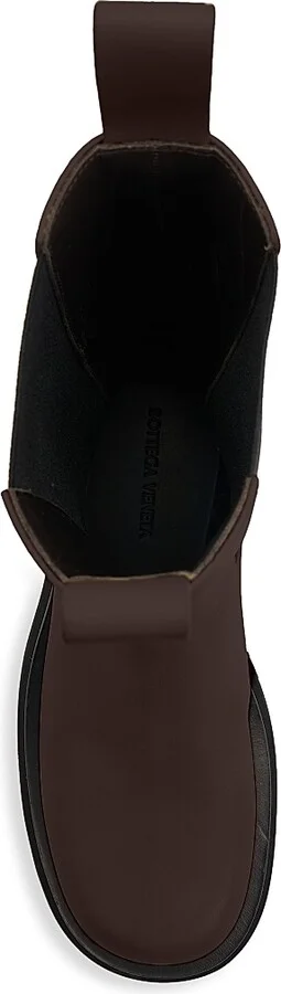 Men's Lug Leather Boots - Black - Size 10 - Image 5