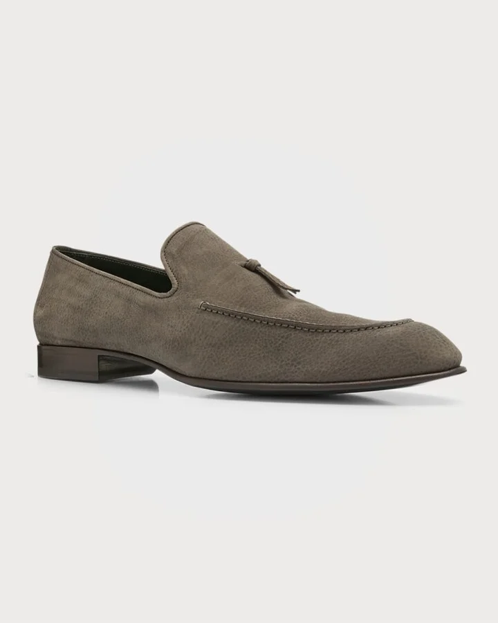 Men's Lukas Nubuck Leather Loafers - Image 4