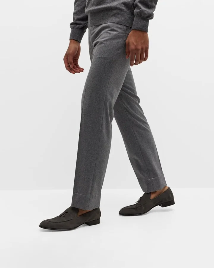 Men's Lukas Nubuck Leather Loafers - Image 5