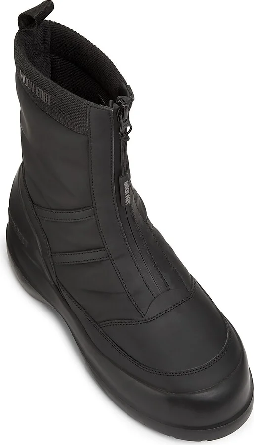 Men's Luna Zip-Front Mid-Top Boots - Cream - Size 4.5 - Image 9