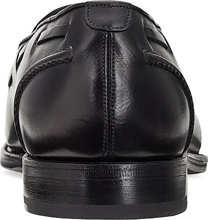 Men's Luther Tasseled Leather Loafers - Black - Size 10 - Image 3