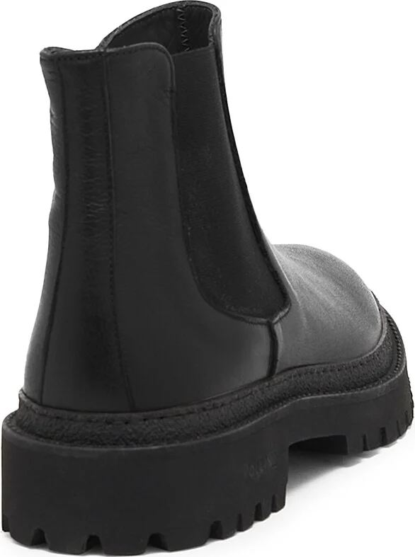 Men's M. Leather Ankle Boots - Black - Size 8 - Image 3