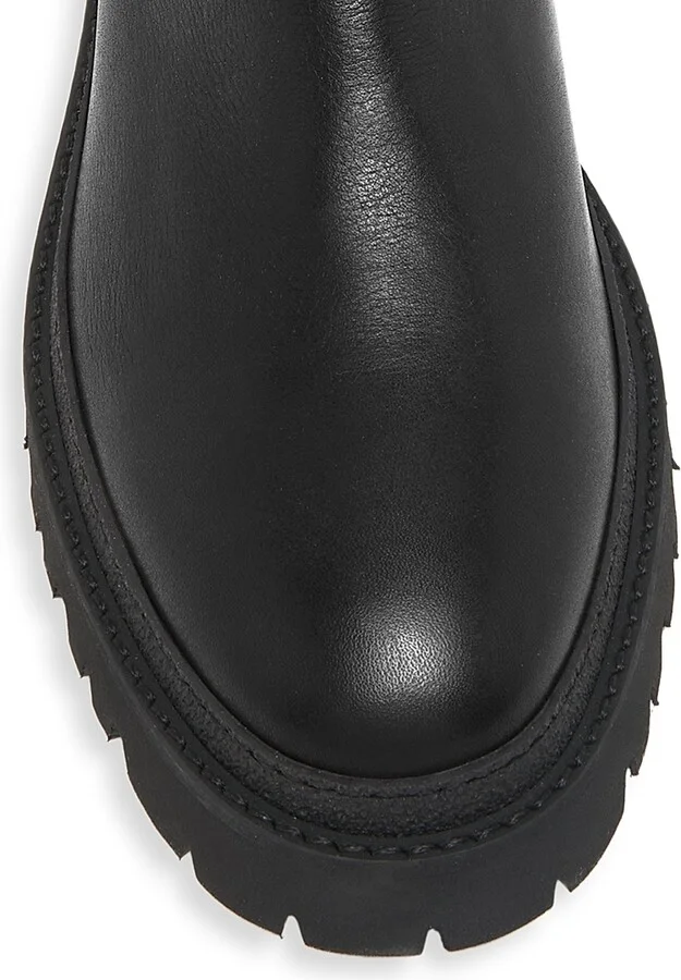Men's M. Leather Ankle Boots - Black - Size 8 - Image 4