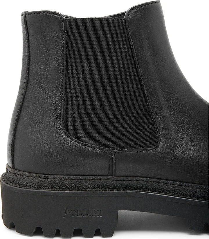 Men's M. Leather Ankle Boots - Black - Size 8 - Image 6
