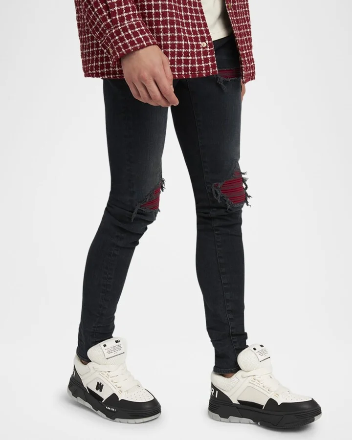 Men's MA-1 Chunky Leather Mid-Top Sneakers - Image 2
