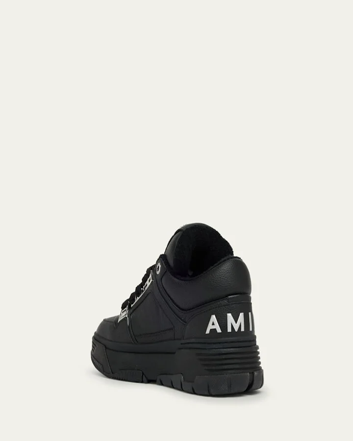 Men's MA-1 Leather High-Top Sneakers - Image 5