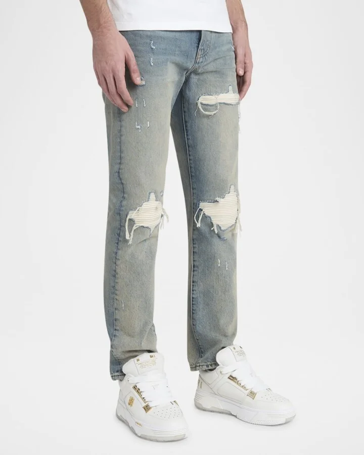 Men's MA-1 Leather High-Top Sneakers - Image 2