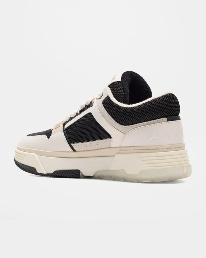 Men's MA-1 Leather & Mesh Low-Top Sneakers - Image 10