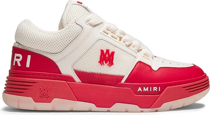 Men's MA-1 Leather Sneakers - Varsity Red - Size 15