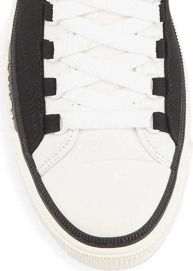 Men's MA Court High-Top Sneakers - Black White - Size 14 - Image 4