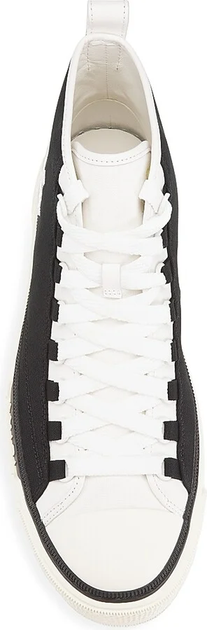 Men's MA Court High-Top Sneakers - Black White - Size 14 - Image 5