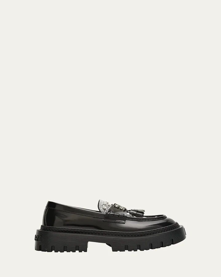 Men's MA Crystal Jumbo Tassel Loafers
