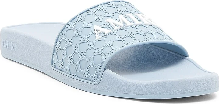Men's Ma Quad Logo Slide Sandals - Ashley Blue - Size 15 - Image 2