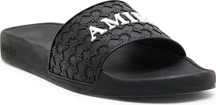 Men's Ma Quad Logo Slide Sandals - Ashley Blue - Size 15 - Image 11