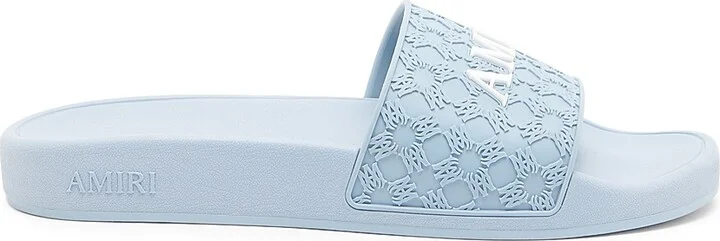 Men's Ma Quad Logo Slide Sandals - Ashley Blue - Size 15