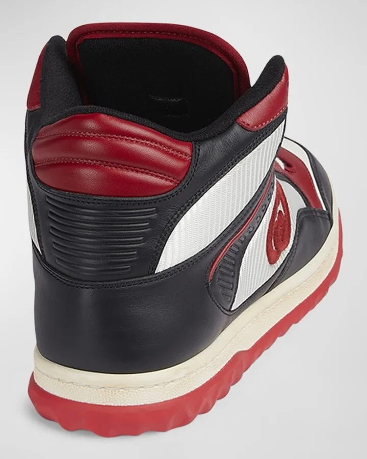 Men's MAC 80 Embroidered High-Top Sneakers - Image 2
