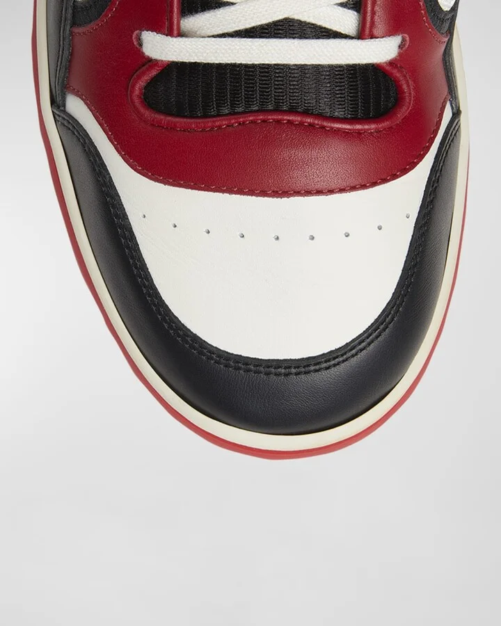 Men's MAC 80 Embroidered High-Top Sneakers - Image 3