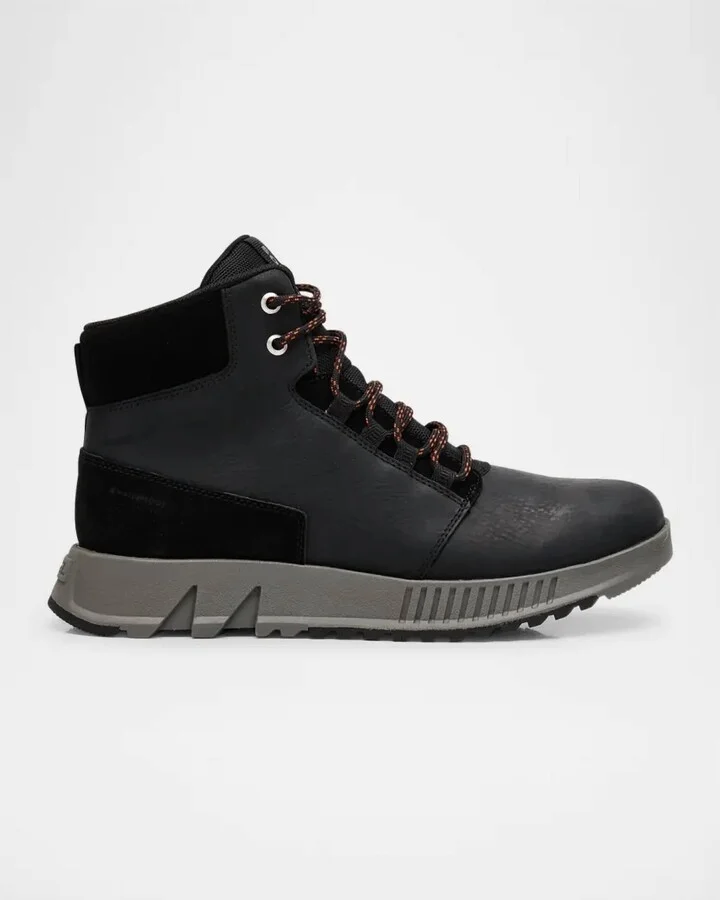 Men's Mac Hill Mid Boot Suede Leather In Black, Quarry