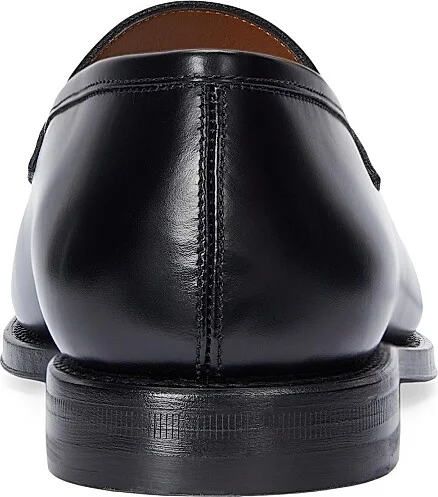 Men's Maestra Leather Penny Loafers - Black - Size 10 - Image 3