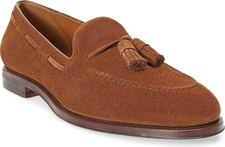 Men's Maestra Tassel Suede Loafers - New Vintage Pale Russet - Size 10 - Image 2