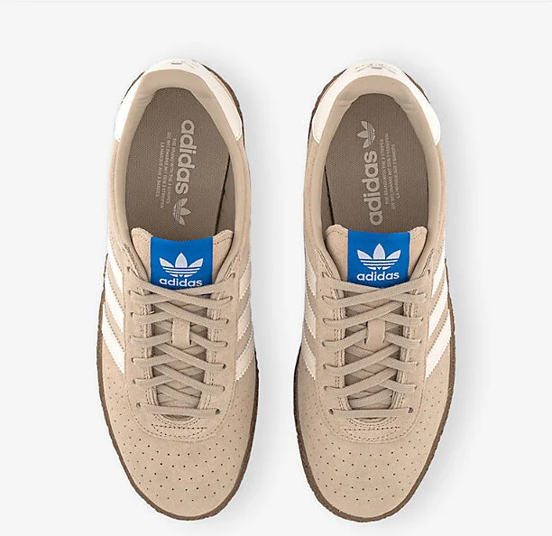 Mens Magic Beige Chalk White Montreal Rm Suede Low-Top Trainers 10.5 - Image 2