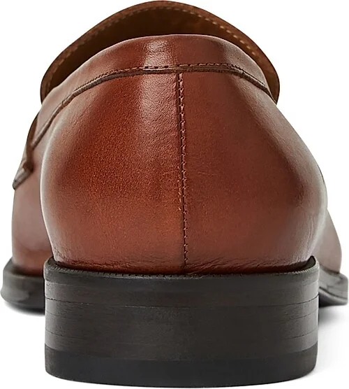Men's Maioco Leather Penny Loafers - Cognac - Size 7.5 - Image 3