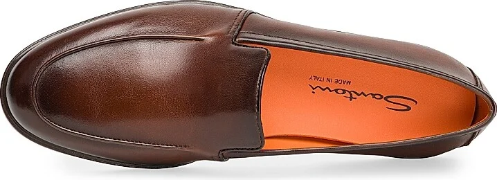 Men's Malibu Leather Loafers - Dark Brown - Size 9 - Image 3