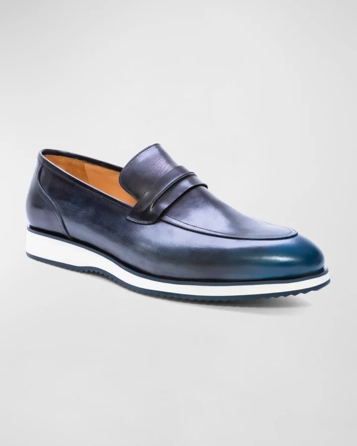 Men's Mannoir Leather Loafers - Image 6