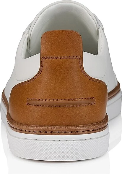 Men's Marcontonio Leather Sneakers - Black - Size 8 - Image 3
