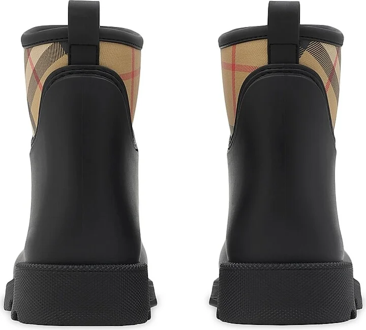Men's Marsh Stamp Low Rubber Rain Boots - Black - Size 6 - Image 3