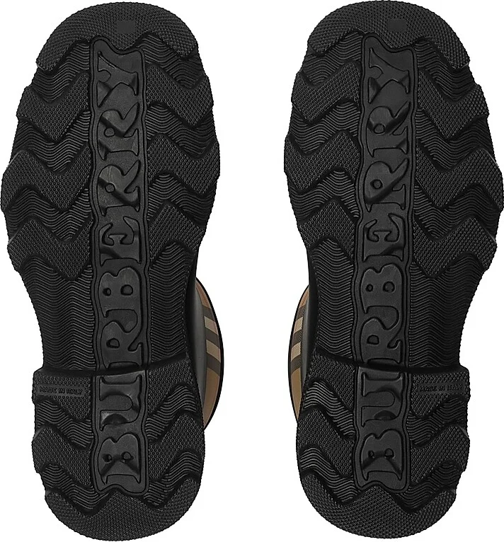 Men's Marsh Stamp Low Rubber Rain Boots - Black - Size 6 - Image 4