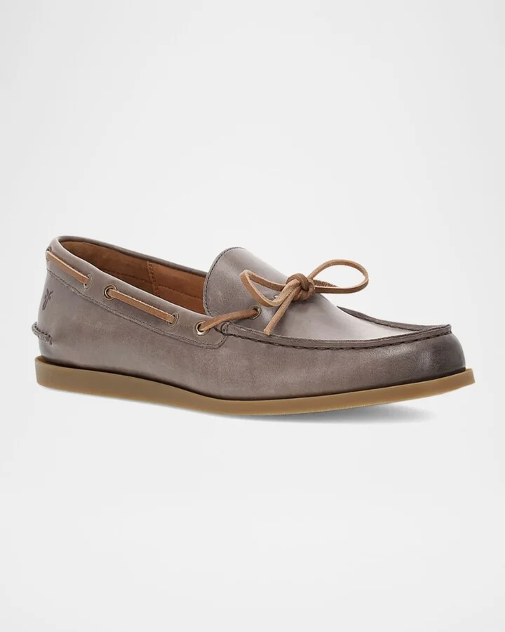 Men's Mason Leather Boat Shoes - Image 4