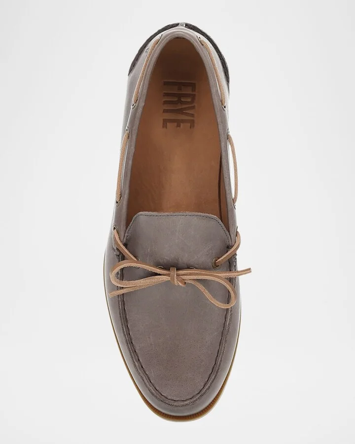 Men's Mason Leather Boat Shoes - Image 5