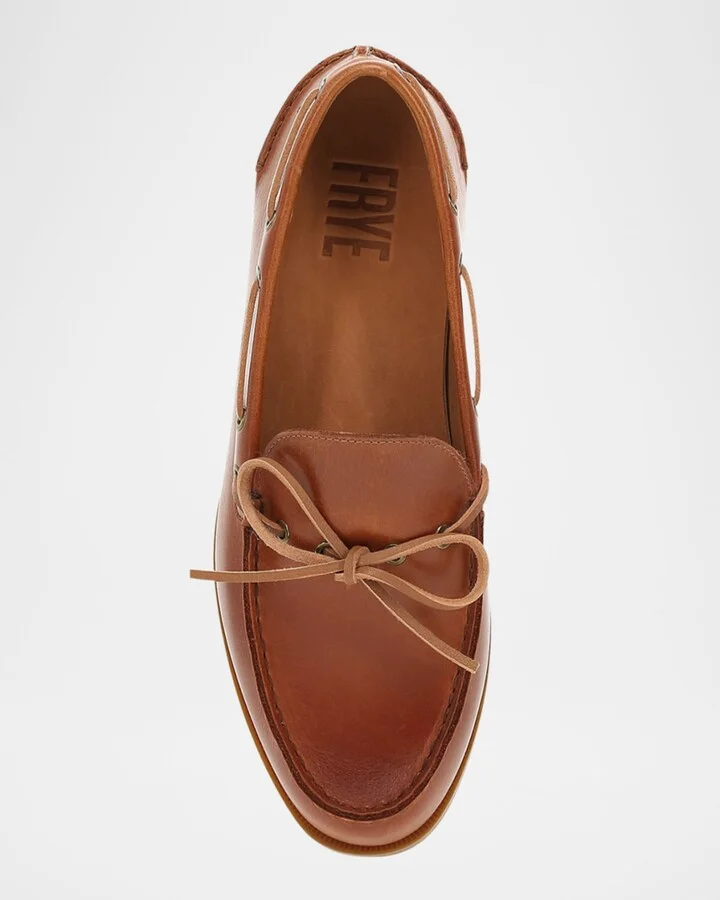 Men's Mason Leather Boat Shoes - Image 3