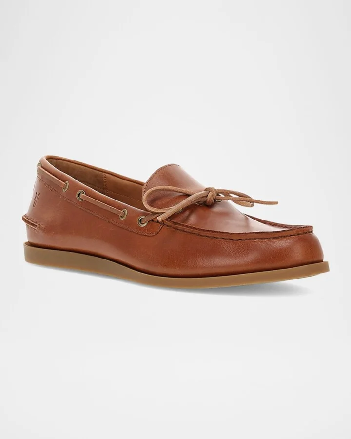 Men's Mason Leather Boat Shoes - Image 5