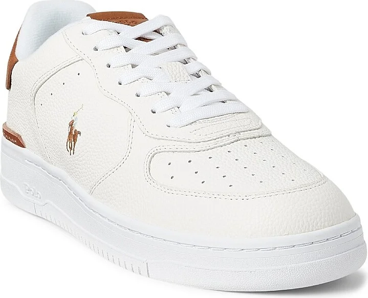 Men's Masters Court Leather Sneakers - Deckwash White - Size 11 - Image 2